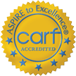 CARF accredited golden seal