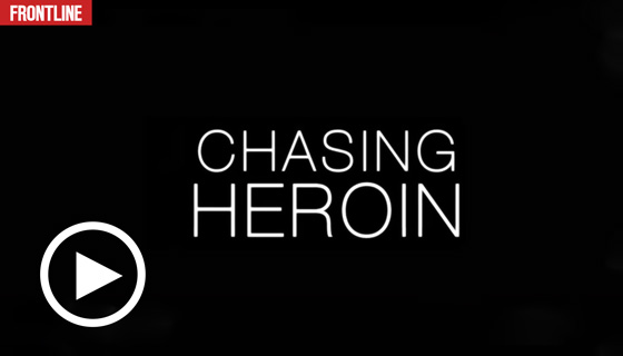 Chasing Heroin title screen and link to documentary