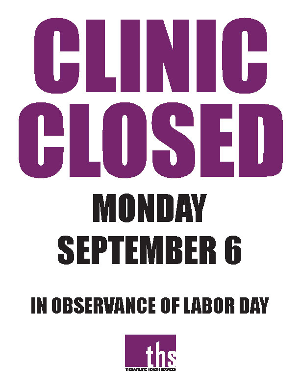 CLINIC CLOSURE September 6